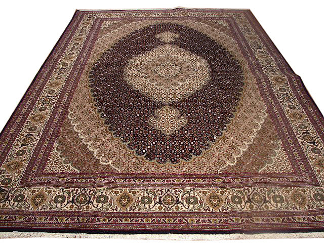 6.6 x 10 Authentic Persian Tabriz Mahi Rug #PIX-11122