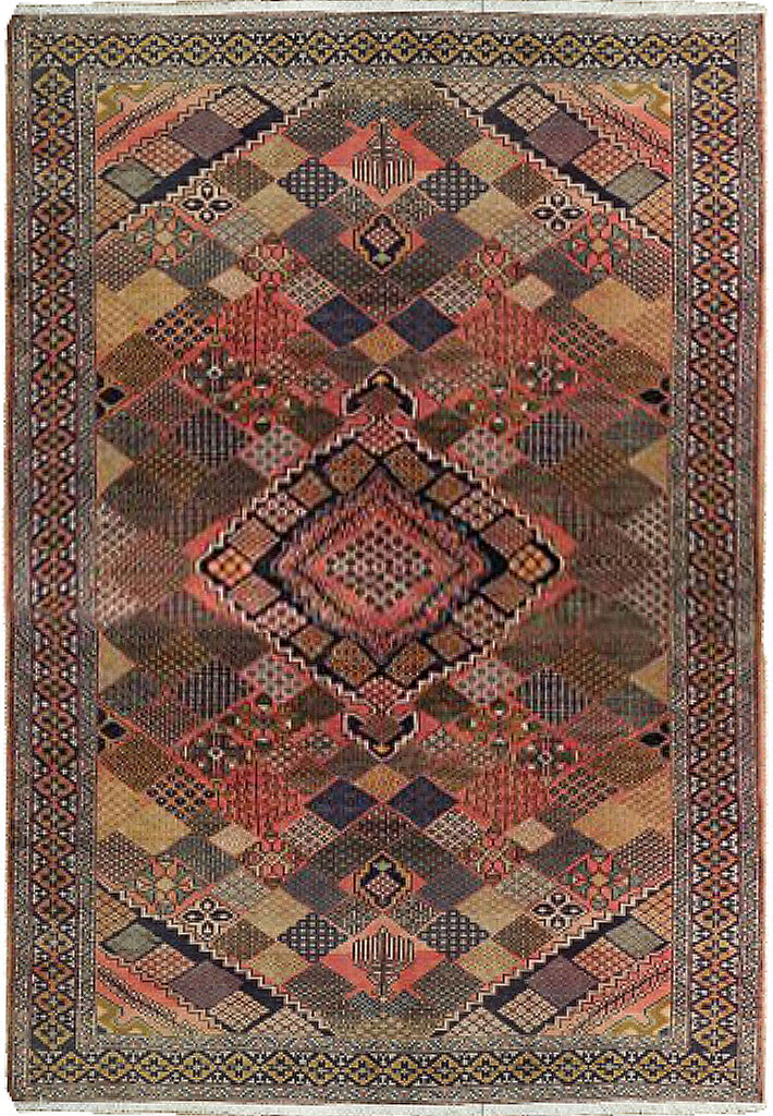 6.5 x 9.4 Semi-Antique Persian Joshagan Rug #PIX-15480