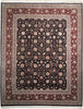 Load image into Gallery viewer, 7.11 x 9.11 High End Wool &amp; Silk Rug BLACK #PIX-18625