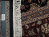 Load image into Gallery viewer, 7.11 x 9.11 High End Wool &amp; Silk Rug BLACK #PIX-18625