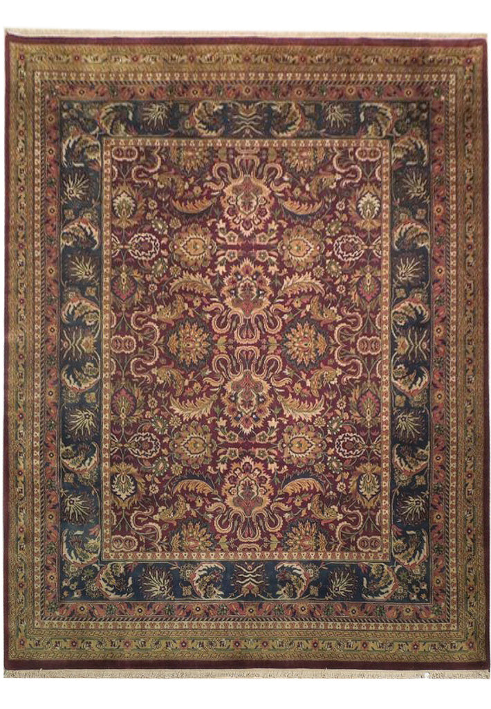 8 x 10 Quality Lustrous Dense Wool Jaipur Rug