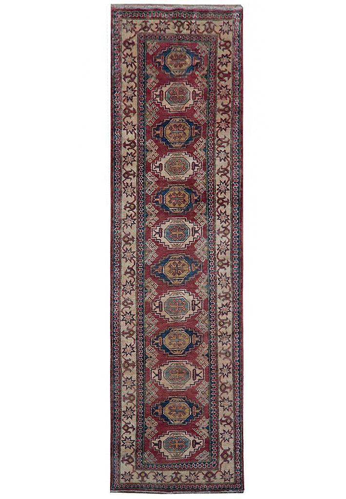 9' Feet Handmade Kazak Runner #PIX-21501