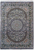 Load image into Gallery viewer, 4.6 x 6.3 Authentic Iran Signed Supe Fine Silk Persian Qum Rug 600 KPSI #PIX-22658