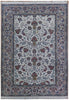 Load image into Gallery viewer, 5 x 7.6 SIGNED Fine Persian Isfahan Wool &amp; Silk on SILK Rug 500 KPSI #PIX-22731