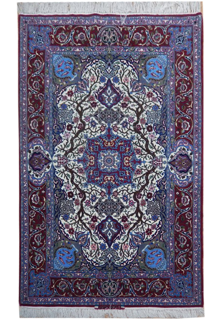 3.7 x 5.7  Traditional Persian Durable Floor Wool Rug