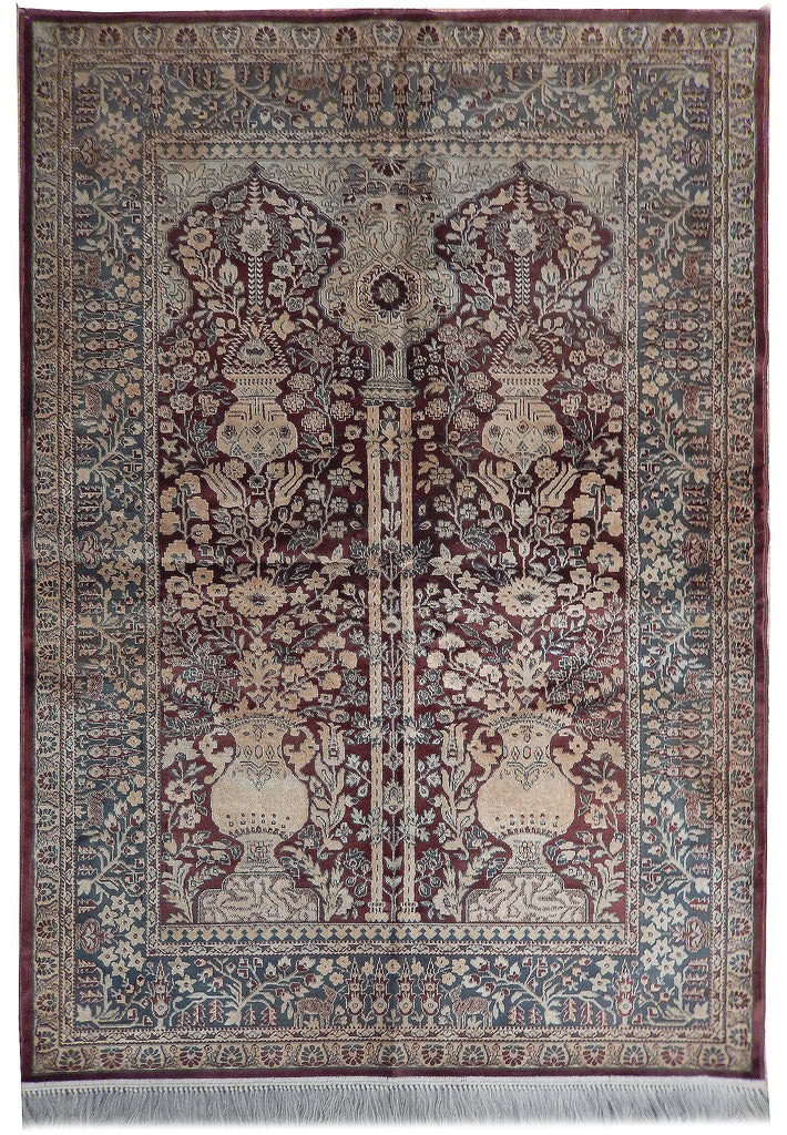 4.6 x 6.7 Persian Traditional Woo Hamadan Rug 