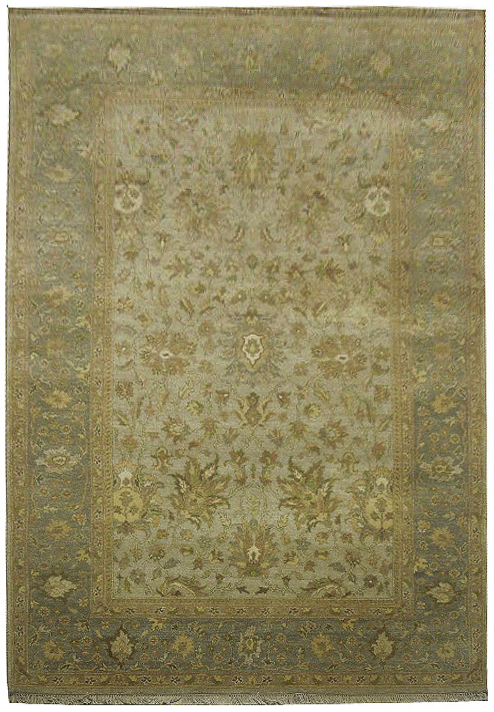 5.4 x 8.8 Vegetable Dyed Chobi Rug GREEN #PIX-23808