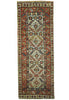 Load image into Gallery viewer, 3.7 x 10 Ivory Antique Russian Kazak Rug 23930