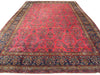Load image into Gallery viewer, 12.9 x 21  Antique Authentic Persian Kashan Sarouk Rug 1930's Real Handmade Iran Mahagony #PIX-259