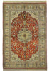Load image into Gallery viewer, 5 x 8 Floral Medallion Traditional Area Rug