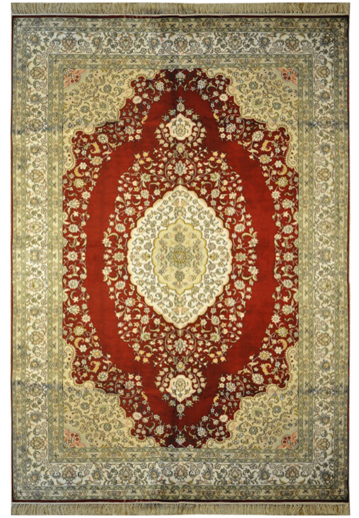 6 x 9 Classic Persian Traditional Hand-Knotted Wool Area Rug