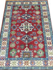 Load image into Gallery viewer, Authentic-Handmade-Kazak-Wool-Rug.jpg 
