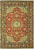 Load image into Gallery viewer, 8.4 x 10.10 Persian Najaf Esfahan Wool Rug RED BLUE #PIX-28965