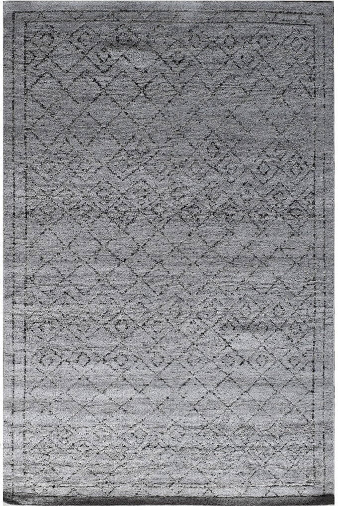 6 x 8.11 Modern Handmade gray Rug #PIX-29174