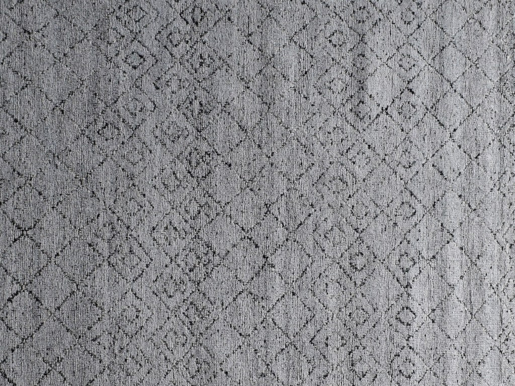 6 x 8.11 Modern Handmade gray Rug #PIX-29174