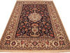 Load image into Gallery viewer, 5 x 7.9 High Quality Authentic Persian Esfahan Rug Wool and Silk on Silk 500 KPSI #PIX-4219