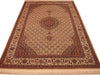 Load image into Gallery viewer, 5 x 8.3 Authentic Persian Tabriz Mahi Rug Wool and Silk 400 Kpsi #PIX-4739