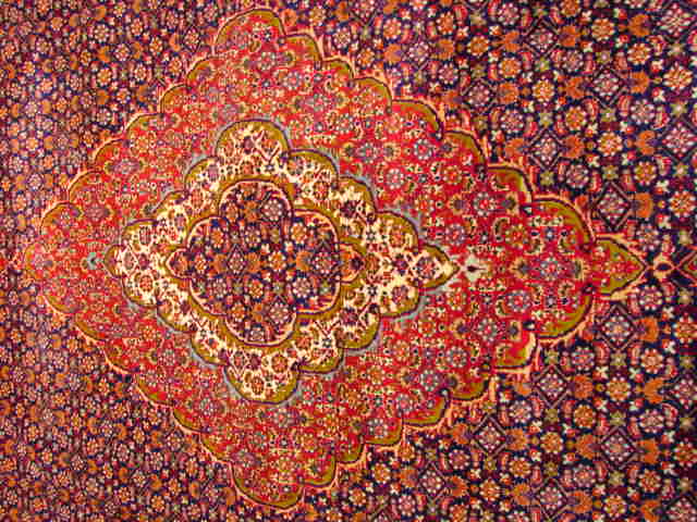 9.5 x 14 Antique Persian Tabriz Rug #PIX-6334