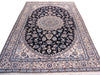 Load image into Gallery viewer, 5 x 8 signed Authentic Persian Nain Rug Wool and Silk Iran #PIX-9486