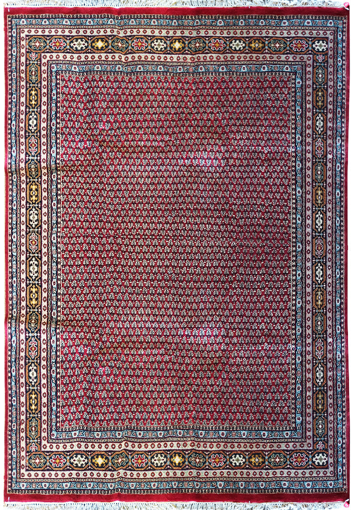 8.3 x 9.9 Handmade India Saraband Mir Herati Rug #PIX-16044