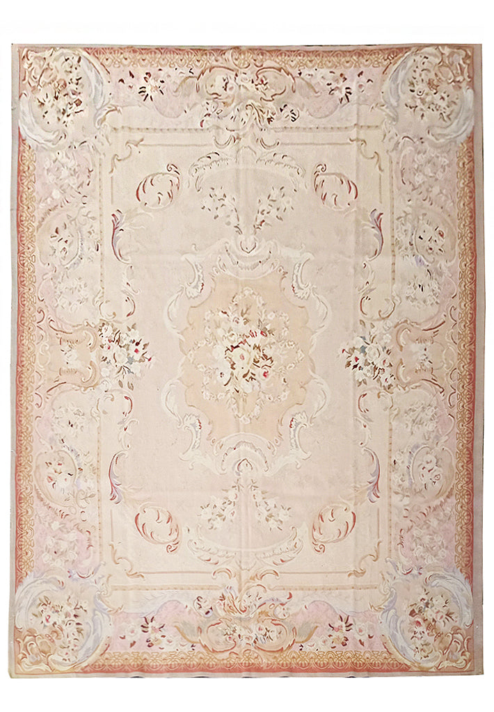 8 x 10 AMAZING Aubusson Flat Weave Rug #PIX-20760