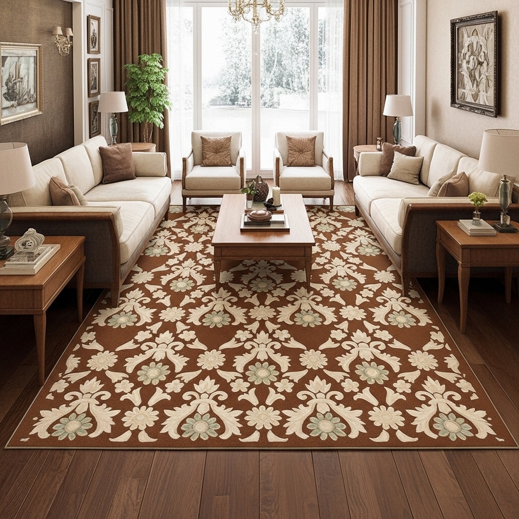 9.3 x 12.5 Flat Weave Handmade French Rug Transitional Modern #PIX-14091