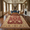 Load image into Gallery viewer, 10 x 17 New Hand-Knotted Agra Rug Rust Green Gold #PIX-6763