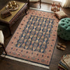 Load image into Gallery viewer, 4 x 6.3 Hand-Knotted Paksiatn Jaldar Rug Slate BLue #PIX-19612