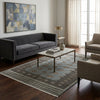 Load image into Gallery viewer, 4 x 6 Slate Blue Hand-Knotted Jaldar Bokhara Rug #F-3126