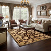 Load image into Gallery viewer, 5.5 x 9 Chocolate Brown Hand-Knotted Zigler Chobi Peshawar Rug #PIX-17353