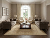 Load image into Gallery viewer, Elegant living room with gray sofas, armchairs, and a coffee table.