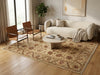 Load image into Gallery viewer, 6.6 x 9.7 Quality Natural Wool Hand-Knotted Chobi Peshawar Rug Happy Warm Neutral Colors #B-73637