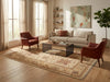 Load image into Gallery viewer, A styled living room featuring  a large patterned area rug