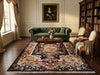 Load image into Gallery viewer, 6 x 9 Art Silk French Aubusson Silk Rug ROYAL BLUE #PIX-27503