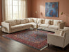 Load image into Gallery viewer, 7 x 7 Blue Fine Persian Sarouk Square Rug - view 2