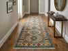 Load image into Gallery viewer, 3 x 9 Green Kazak Runner Handmade Afghanistan #F-3284