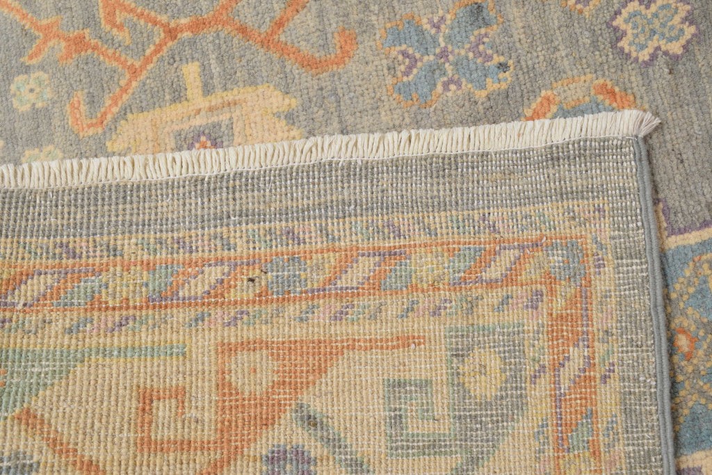 6.8 x 9.8 Gray Handmade Elegant Kazak Rug #S1167