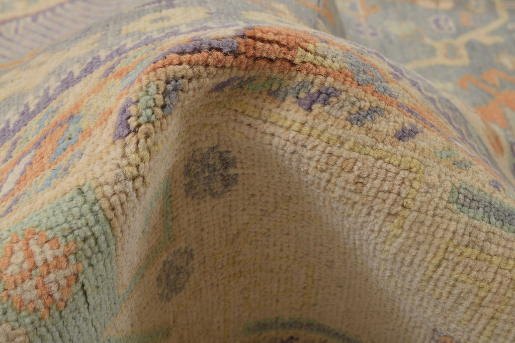 6.8 x 9.8 Gray Handmade Elegant Kazak Rug #S1167