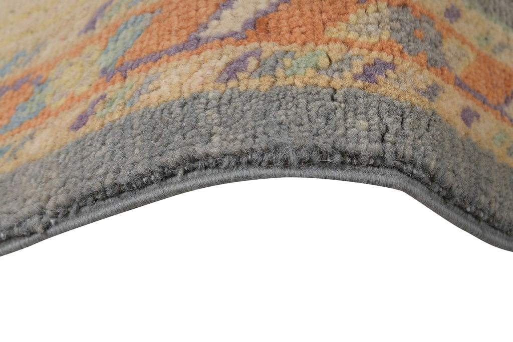 6.8 x 9.8 Gray Handmade Elegant Kazak Rug #S1167