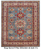 Load image into Gallery viewer, 8.4 x 10.0 Light Blue Handmade Kazak Rug #S1176