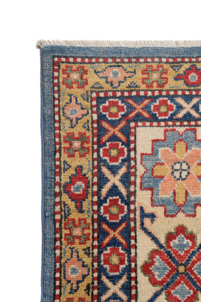 8.4 x 10.0 Light Blue Handmade Kazak Rug #S1176