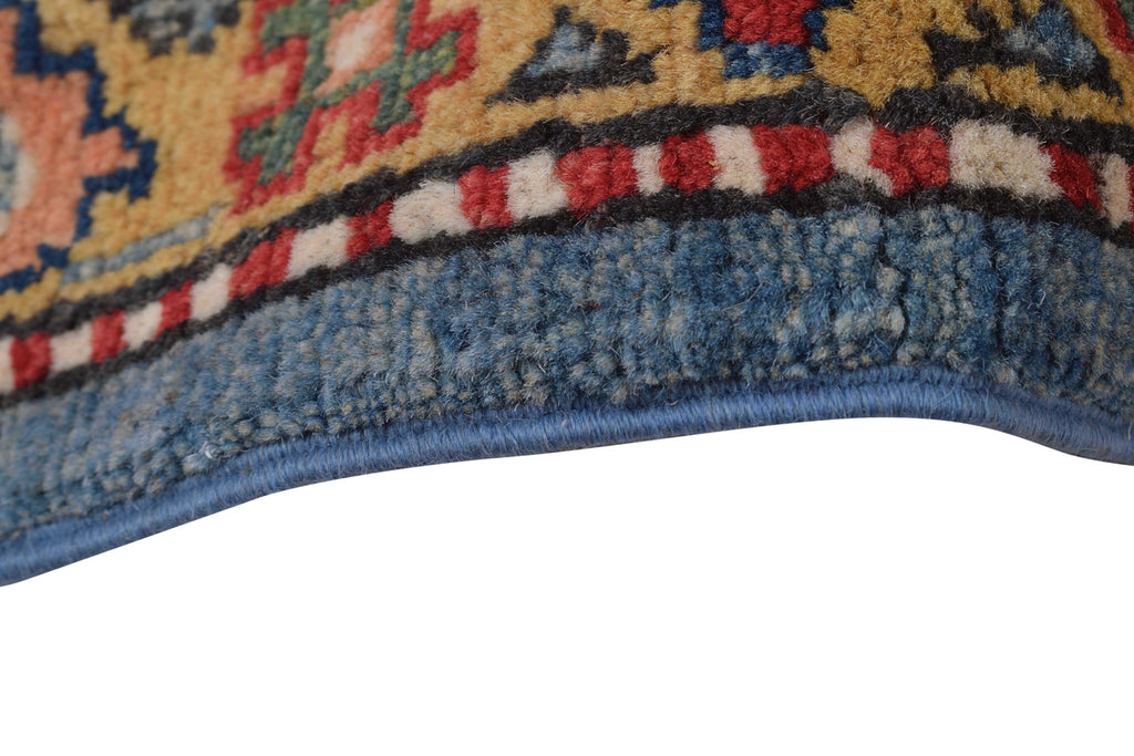 8.4 x 10.0 Light Blue Handmade Kazak Rug #S1176