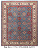 Load image into Gallery viewer, 9.1 x 11.7 Blue Handmade All Over Pattern Kazak Rug #S1179
