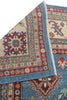 Load image into Gallery viewer, 9.1 x 11.7 Blue Handmade All Over Pattern Kazak Rug #S1179