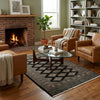 Load image into Gallery viewer, Cozy living room with a dacorative rug.