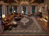 Load image into Gallery viewer, Cozy living room with a large rug.