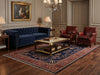 Load image into Gallery viewer, 7 x 9 Traditional Sarouk Mohageran Quality Hand-Knotted Rug Lustrous Silky Wool #PIX-2871