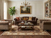 Load image into Gallery viewer, 6 x 9 Brown Natural Wool Chobi Peshawar Ziglar Rug #B-74071