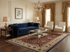 Load image into Gallery viewer, 6 x 9 Rich Burgundy Quality Natural Silky Wool Hand-Knotted Zigler Chobi Rug #B-73624