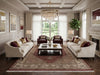 Load image into Gallery viewer, Luxurious living room with a decorative rug.